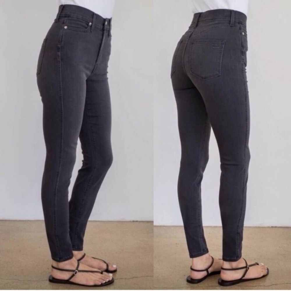 AYR Black Charcoal The Riser Skinny Jeans Size 23 x 28